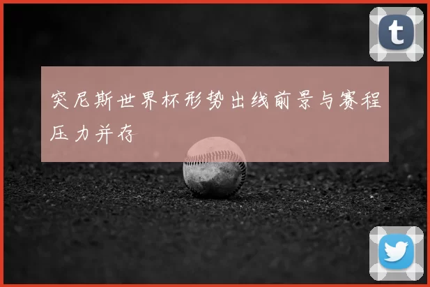 突尼斯世界杯形势出线前景与赛程压力并存