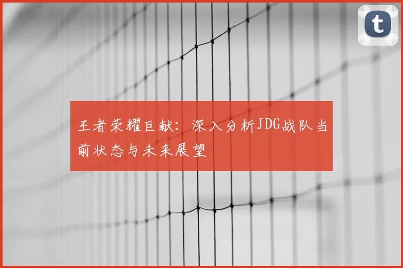 王者荣耀巨献：深入分析JDG战队当前状态与未来展望