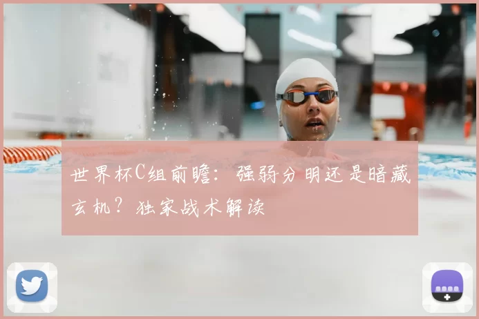 世界杯C组前瞻：强弱分明还是暗藏玄机？独家战术解读