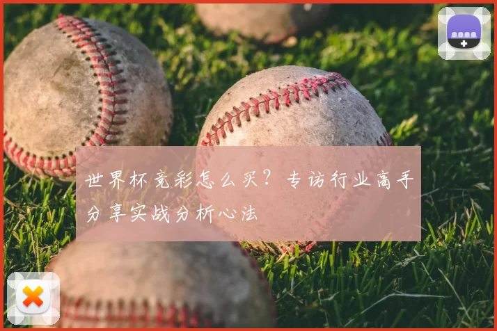 世界杯竞彩怎么买?专访行业高手分享实战分析心法